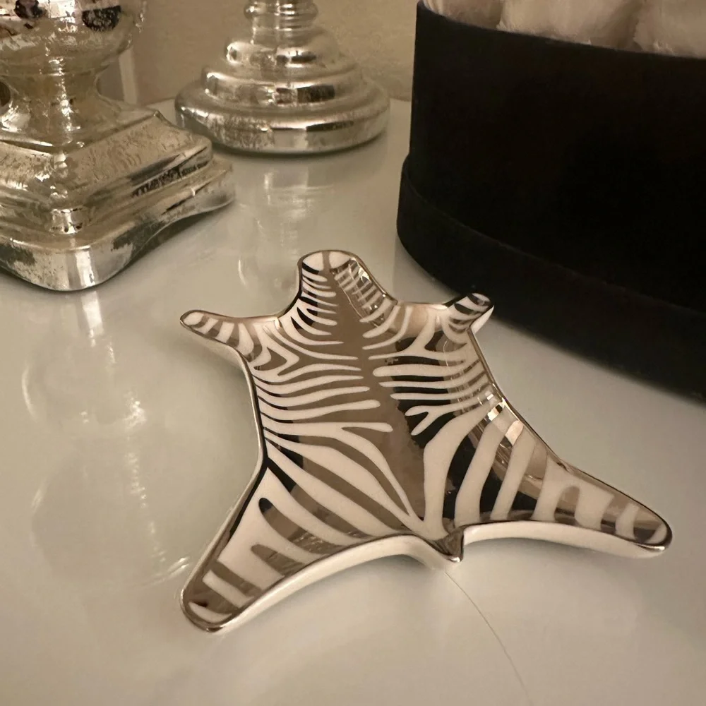 Jonathan Adler Porcelain Zebra Dish